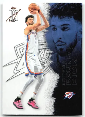 Chet Holmgren 2025-26 Topps Signature Class Oklahoma City Thunder