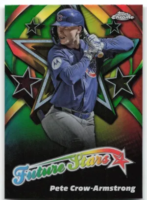 Pete Crow-Armstrong 2025 Topps Chrome Future Stars Refractor Cubs