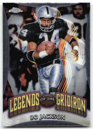 Bo Jackson 2024 Topps Chrome Legends of the Gridiron Raiders