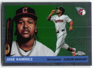 José Ramírez 2025 Topps Chrome Platinum Cleveland Guardians