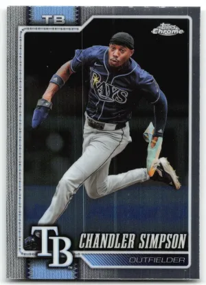 Chandler Simpson 2026 Topps Chrome Tampa Bay Rays