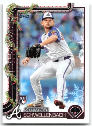 Spencer Schwellenbach 2025 Topps Holiday Braves