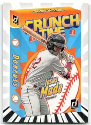Jesus Made 2026 Donruss Crunch Time Brewers