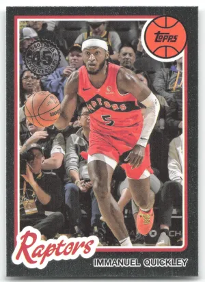 Immanuel Quickley 2025-26 Topps 1980-81 Topps Basketball Raptors