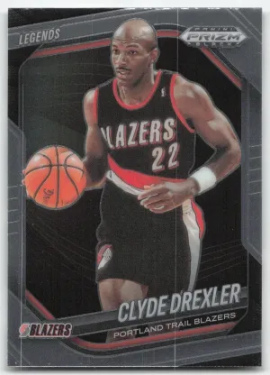 Clyde Drexler 2024-25 Panini Prizm Black Portland Trail Blazers