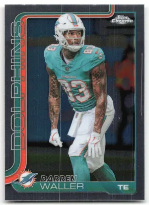 Darren Waller 2025 Topps Chrome Miami Dolphins