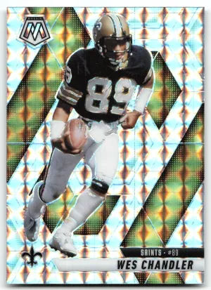 Wes Chandler 2025 Panini Mosaic Silver New Orleans Saints