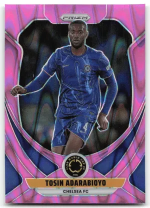 Tosin Adarabioyo 2025 Prizm FIFA World Cup Pink Seismic Prizms #/299 Chelsea FC