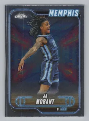 Ja Morant 2024-25 Topps Chrome Memphis Grizzlies