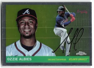 Ozzie Albies 2025 Topps Chrome Platinum Atlanta Braves