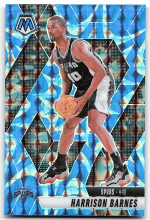 Harrison Barnes 2024-25 Panini Mosaic Reactive Blue Mosaic San Antonio Spurs