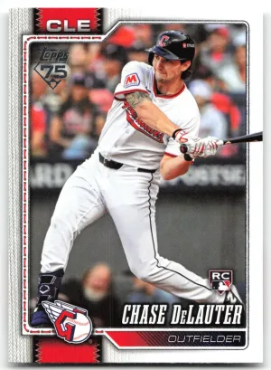 Chase DeLauter Rookie 2026 Topps Cleveland Guardians
