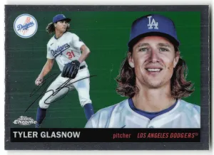 Tyler Glasnow 2025 Topps Chrome Platinum Los Angeles Dodgers