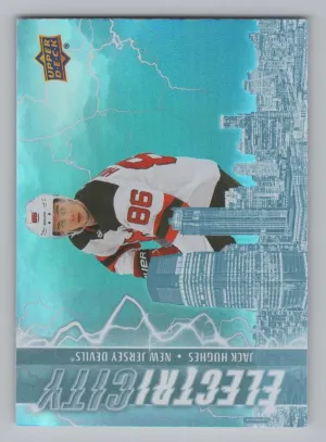Jack Hughes 2024-25 Upper Deck ElectriCITY New Jersey Devils