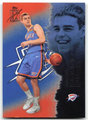 Nikola Topić 2025-26 Topps Signature Class Blue & Orange Oklahoma City Thunder