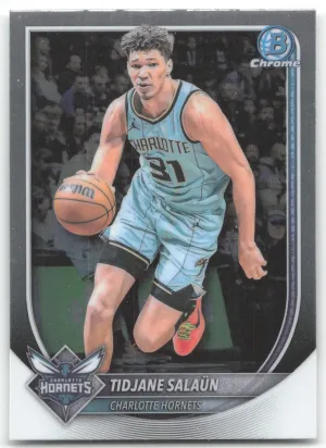 Tidjane Salaün 2025-26 Bowman Chrome Charlotte Hornets