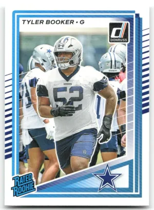 Tyler Booker Rookie 2025 Donruss Dallas Cowboys