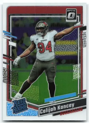 Calijah Kancey Rookie 2023 Donruss Optic Tampa Bay Buccaneers