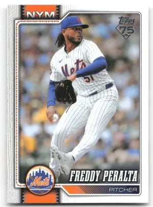Freddy Peralta 2026 Topps New York Mets
