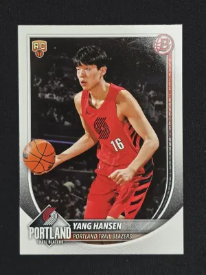 Yang Hansen Rookie 2025-26 Bowman Portland Trail Blazers