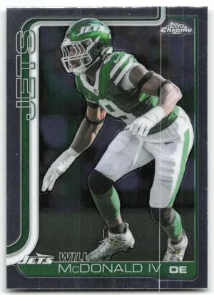 Will McDonald IV 2025 Topps Chrome New York Jets