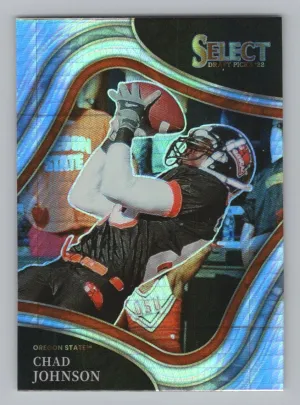 Chad Johnson 2022 Panini Select Draft Picks Silver Prizm Oregon State Beavers