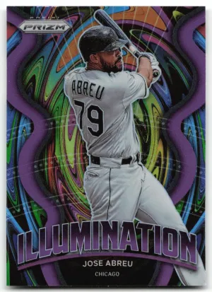 Jose Abreu 2022 Panini Prizm Illumination Purple Prizm Chicago White Sox