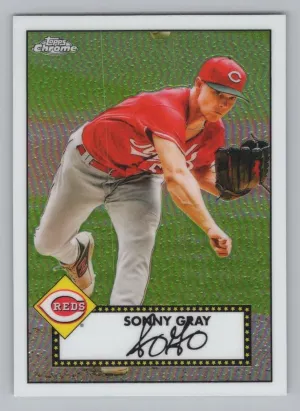 Sonny Gray 2021 Topps 1952 Topps Redux Chrome Cincinnati Reds