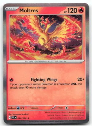 Moltres #014/094 Rare, Holo | ME02: Phantasmal Flames | 2025