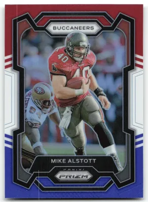Mike Alstott 2023 Panini Prizm Red White and Blue Tampa Bay Buccaneers
