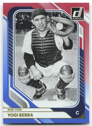 Yogi Berra 2026 Donruss Red and Blue New York Yankees