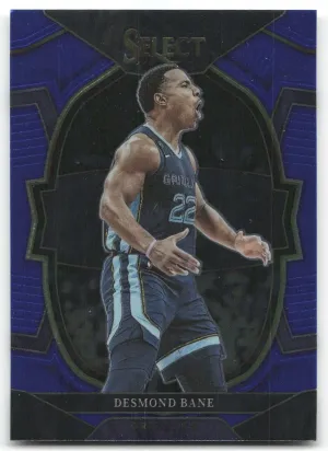 Desmond Bane 2022-23 Panini Select Blue (Retail Base) Grizzlies