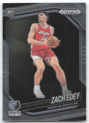 Zach Edey RC 2024-25 Panini Prizm Black Grizzlies