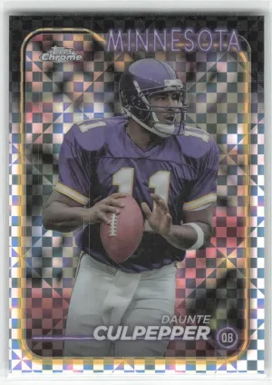Daunte Culpepper 2024 Topps Chrome X-Fractor Minnesota Vikings