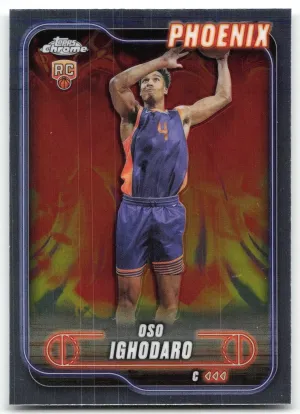 Oso Ighodaro RC 2024-25 Topps Chrome Suns