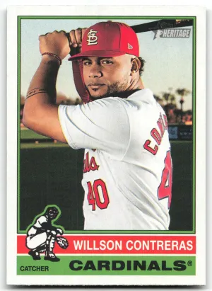 Willson Contreras 2025 Topps Heritage St. Louis Cardinals