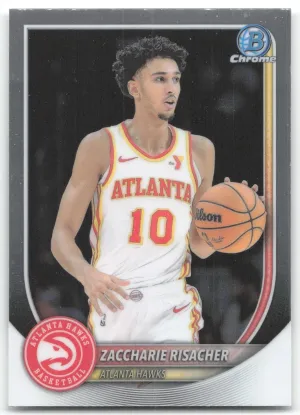 Zaccharie Risacher 2025-26 Bowman Chrome Atlanta Hawks