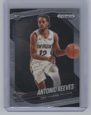Antonio Reeves Rookie 2024-25 Panini Prizm Black New Orleans Pelicans