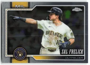 Sal Frelick 2026 Topps Chrome Milwaukee Brewers