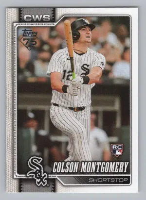 Colson Montgomery Rookie 2026 Topps Chicago White Sox