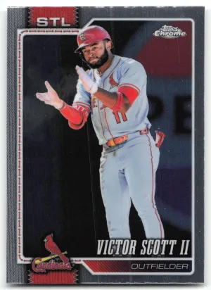 Victor Scott II 2026 Topps Chrome St. Louis Cardinals