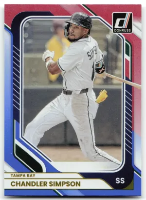 Chandler Simpson 2026 Donruss Red and Blue Rays