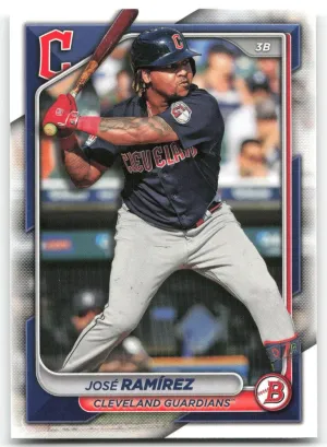 José Ramírez 2024 Bowman Cleveland Guardians