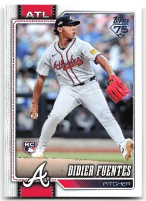 Didier Fuentes Rookie 2026 Topps Atlanta Braves
