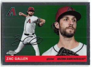 Zac Gallen 2025 Topps Chrome Platinum Arizona Diamondbacks