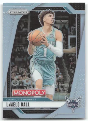 LaMelo Ball 2024-25 Panini Prizm Monopoly Silver Prizms Hornets