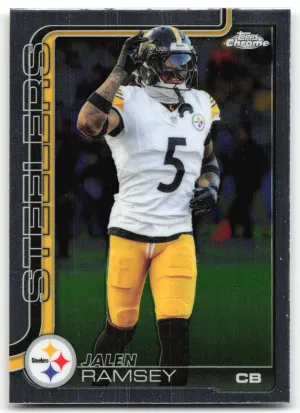 Jalen Ramsey 2025 Topps Chrome Pittsburgh Steelers