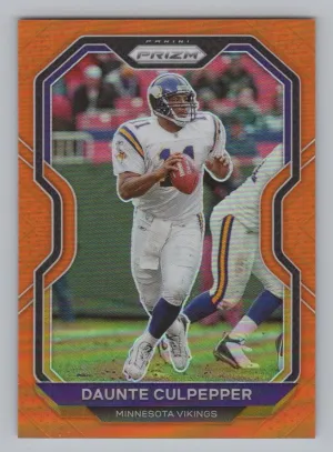 Daunte Culpepper 2020 Panini Prizm Prizm Orange #/249 Minnesota Vikings