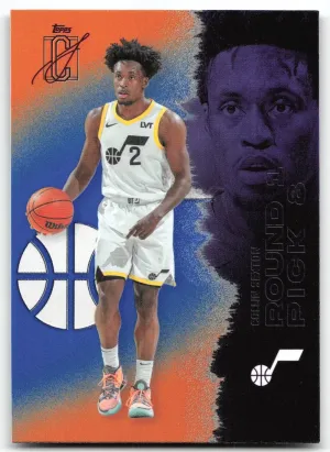 Collin Sexton 2025-26 Topps Signature Class Blue & Orange Utah Jazz