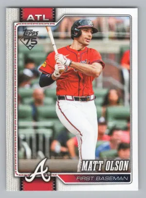Matt Olson 2026 Topps Atlanta Braves